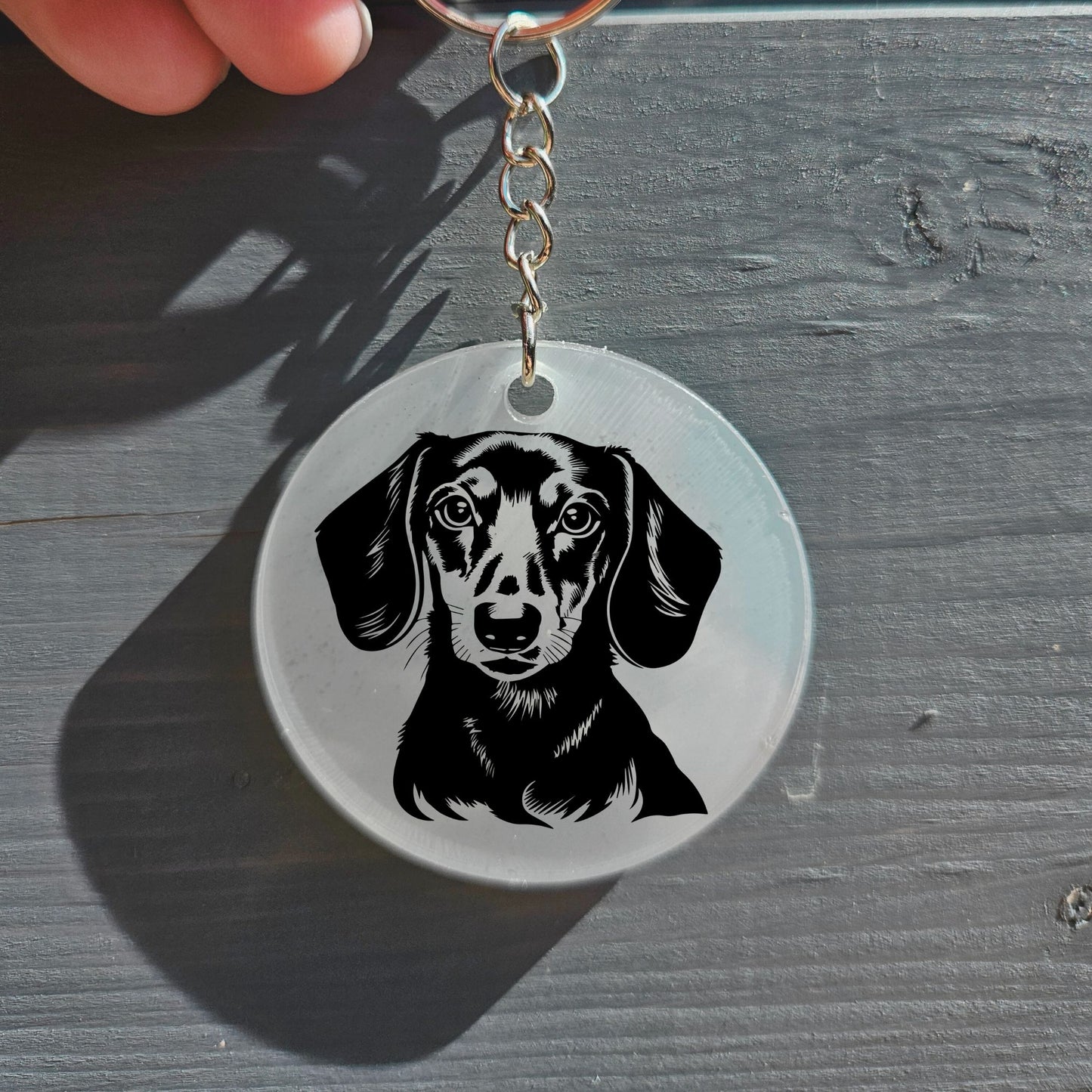 Dachshund Keyring