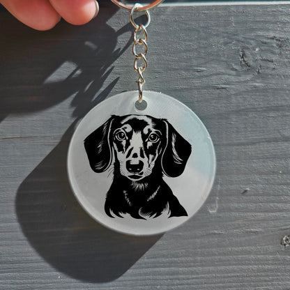 Dachshund Keyring