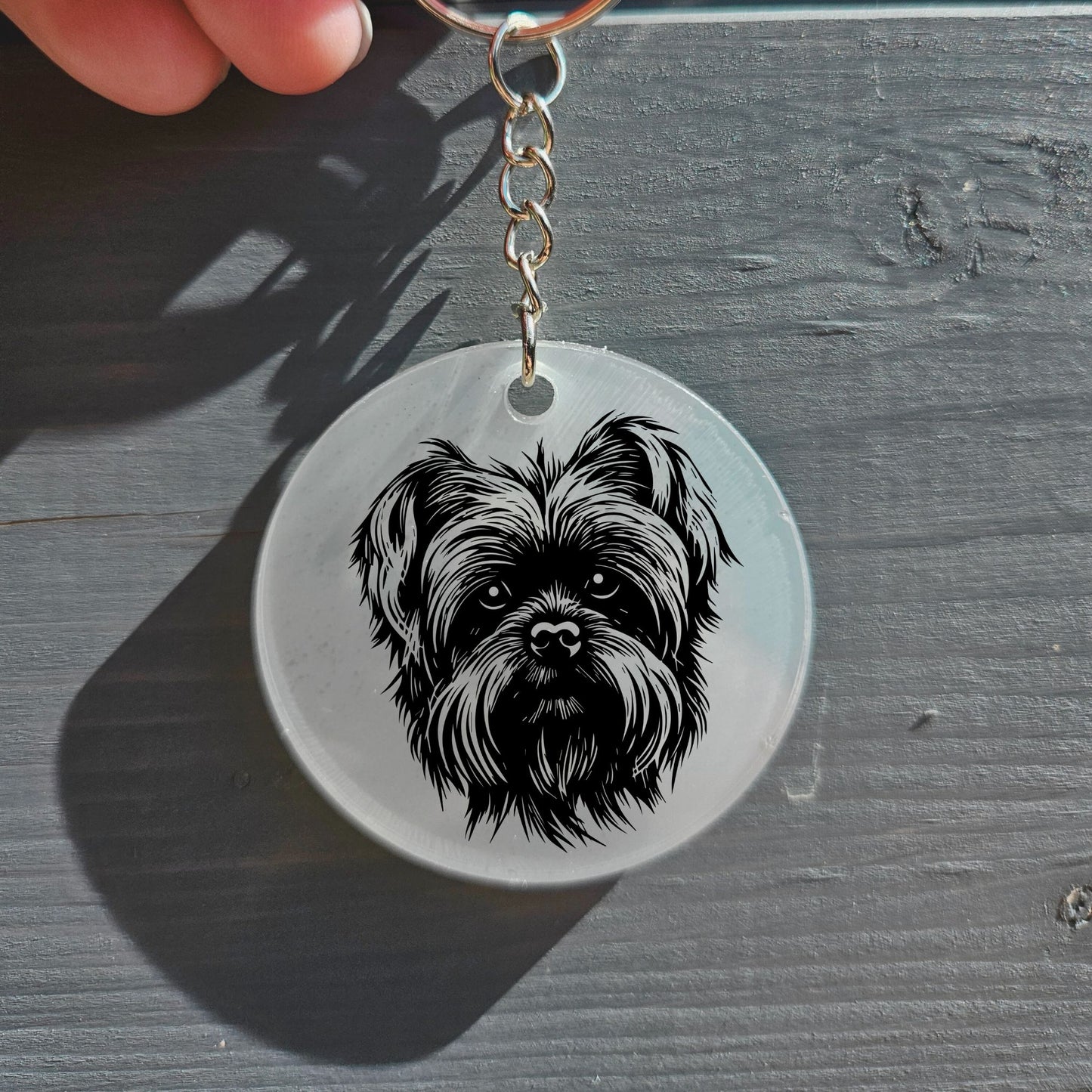 Affenpinscher Keyring