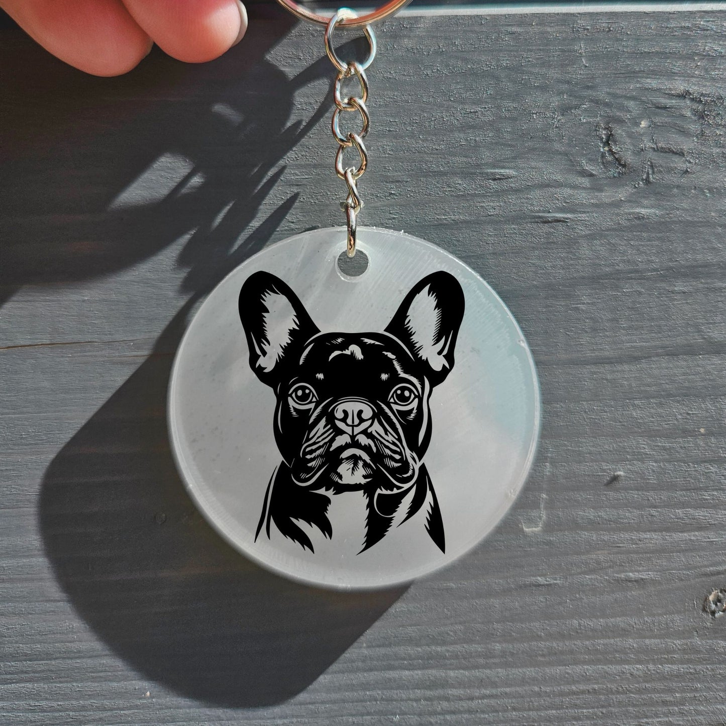 French Bulldog Keyring