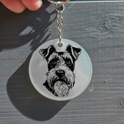 Airedale Terrier Keyring