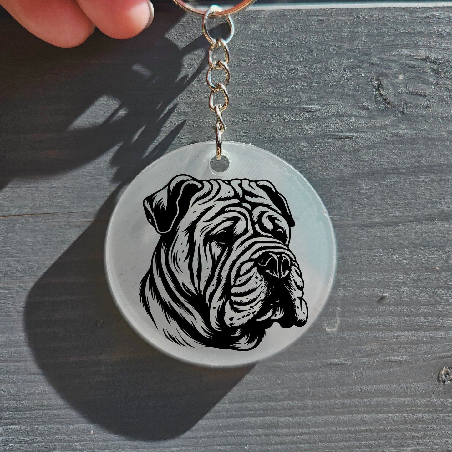 Chinese Shar Pei Keyring