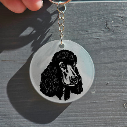 Standard Poodle Keyring