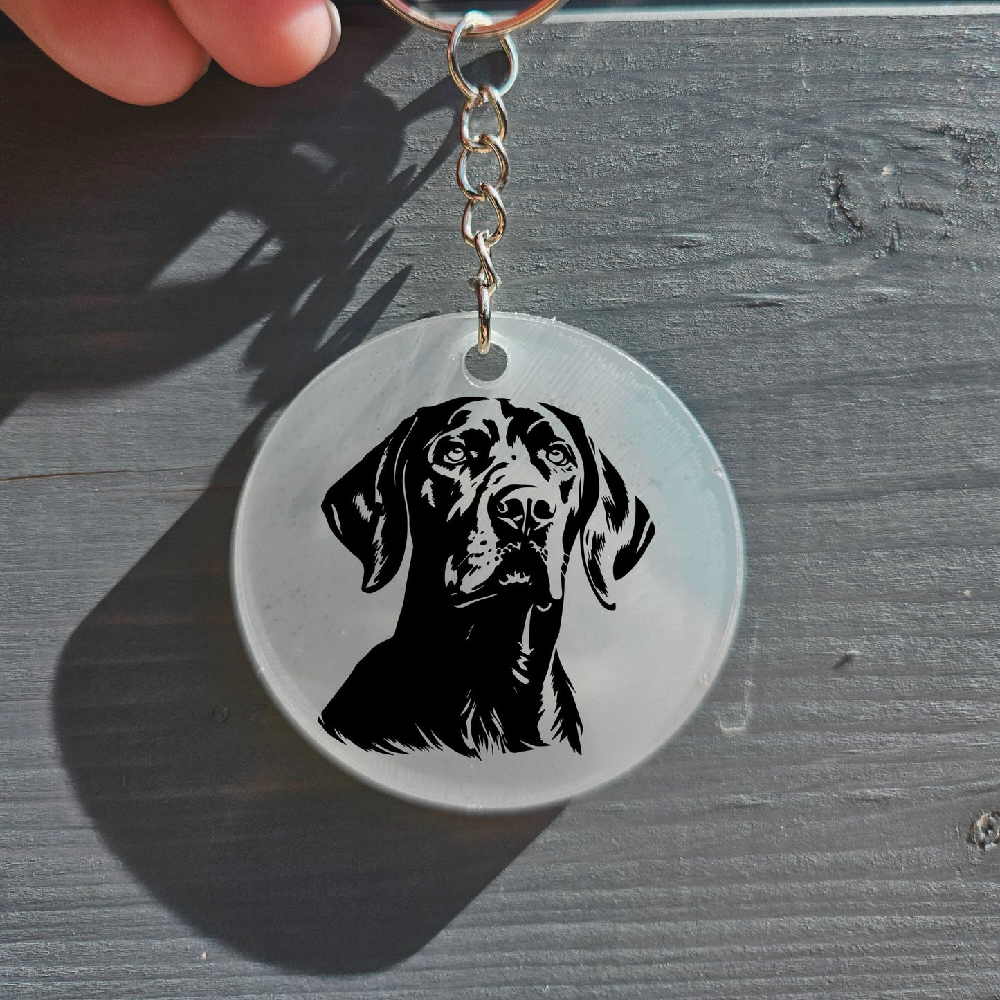 Vizsla Keyring