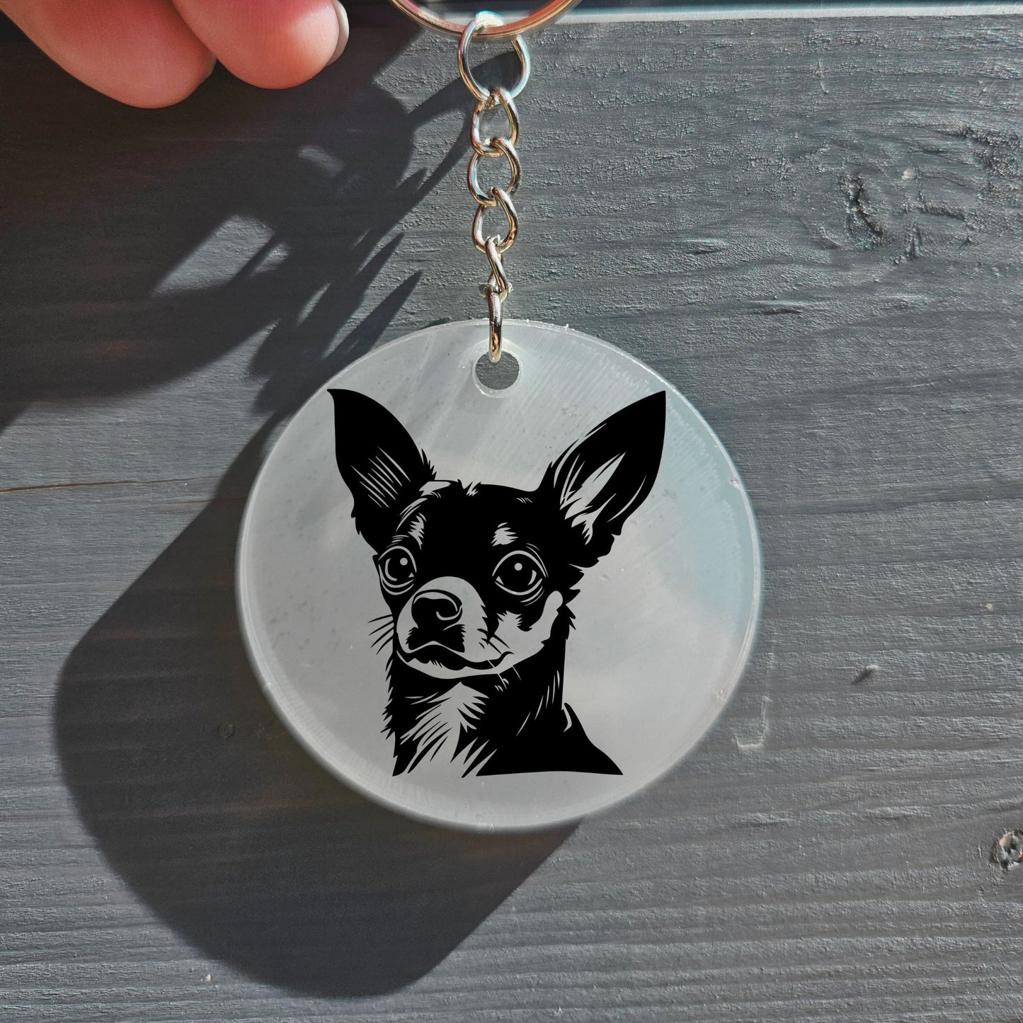 Chihuahua Keyring