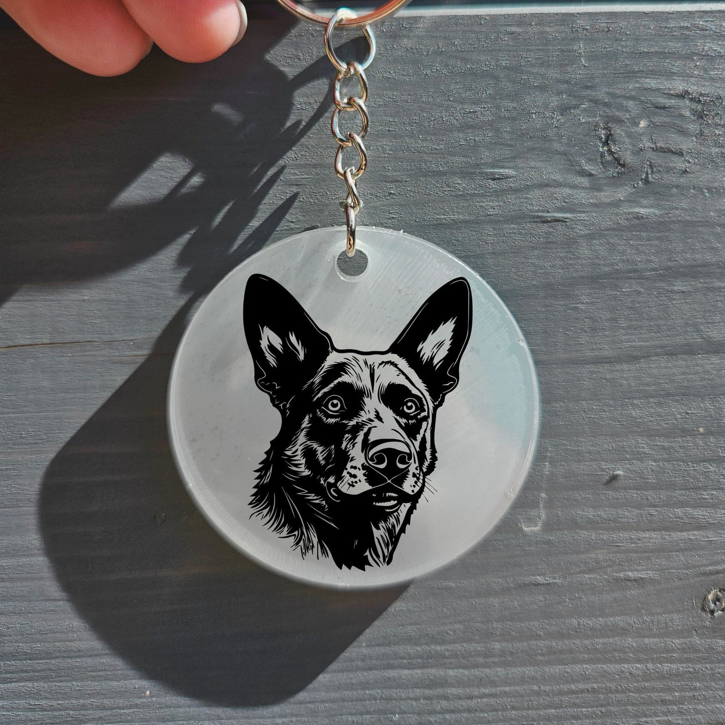 Australian Cattle Dog Keyring