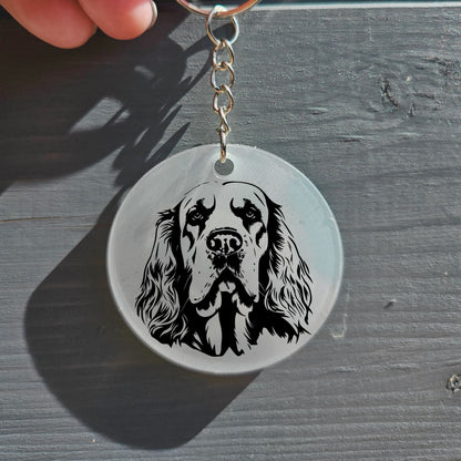 Clumber Spaniel Keyring