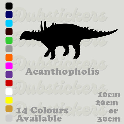 Acanthopholis Dinosaur Decal Sticker