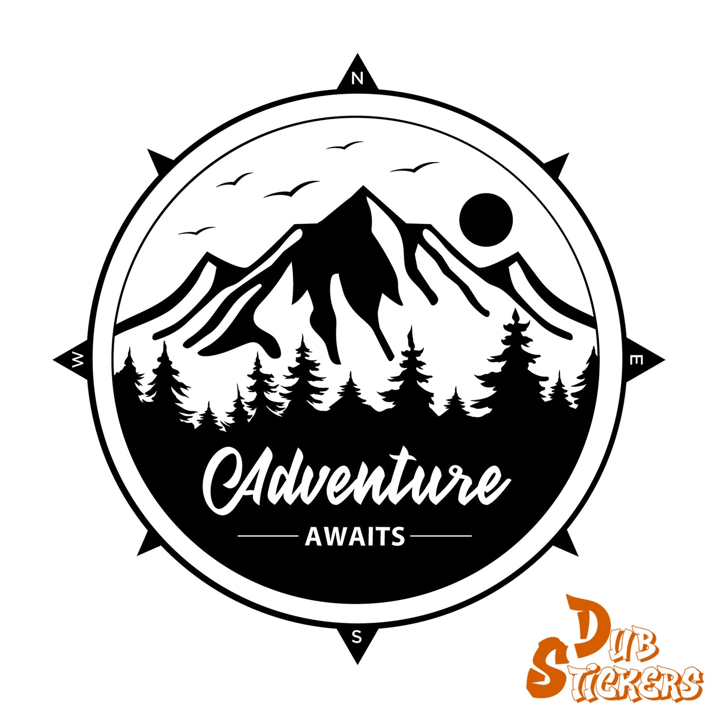 Adventure Awaits Decal