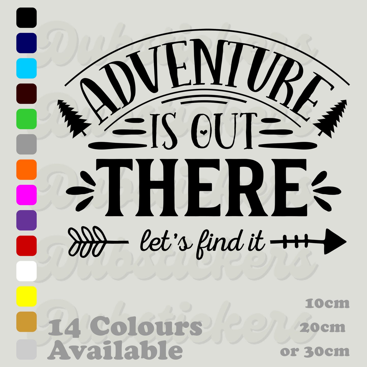 Adventure Is Out There Decal