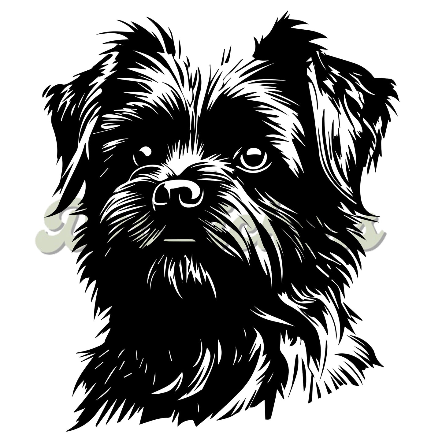 Affenpinscher Monkey Terrier Decal