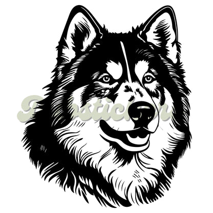 Alaskan Malamute Decal