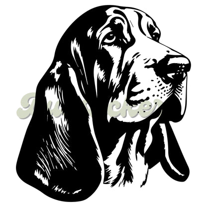 Basset Hound Decal