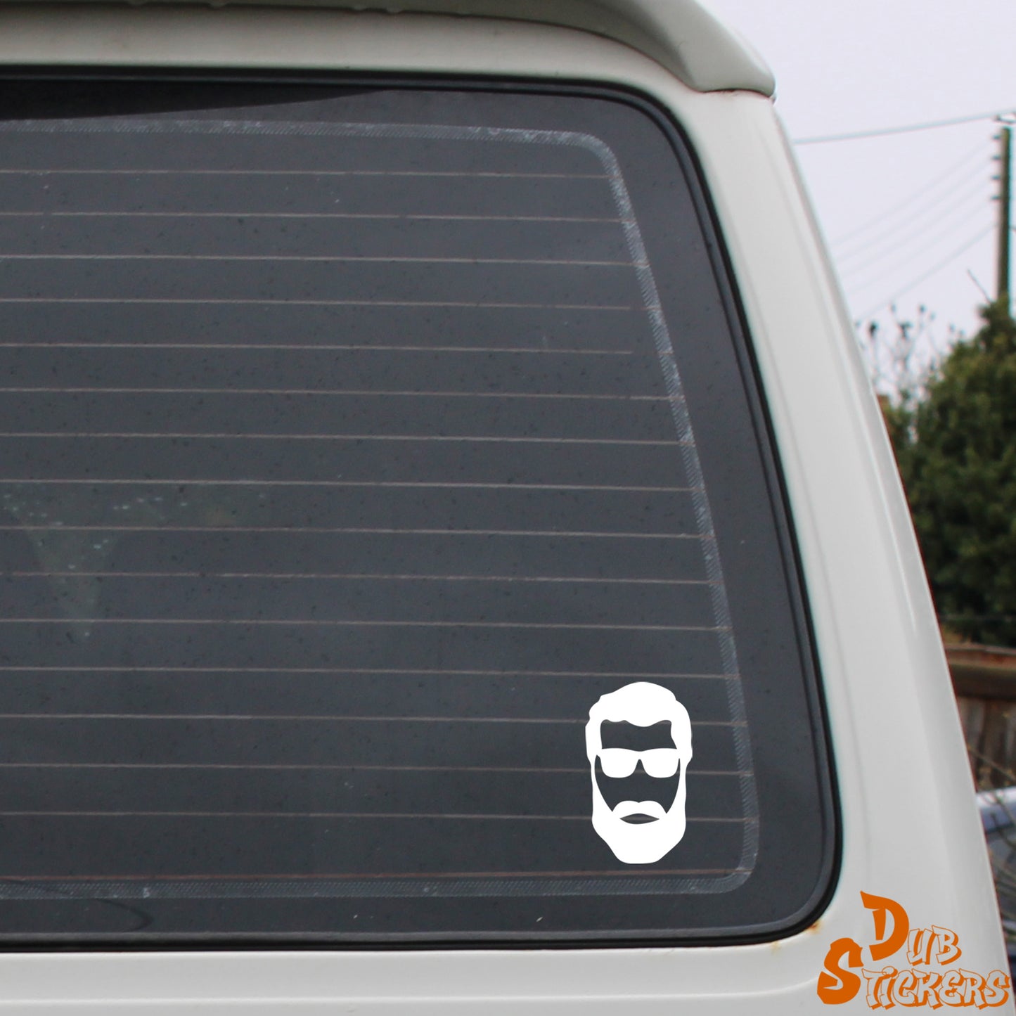 Bearded Dude Decal