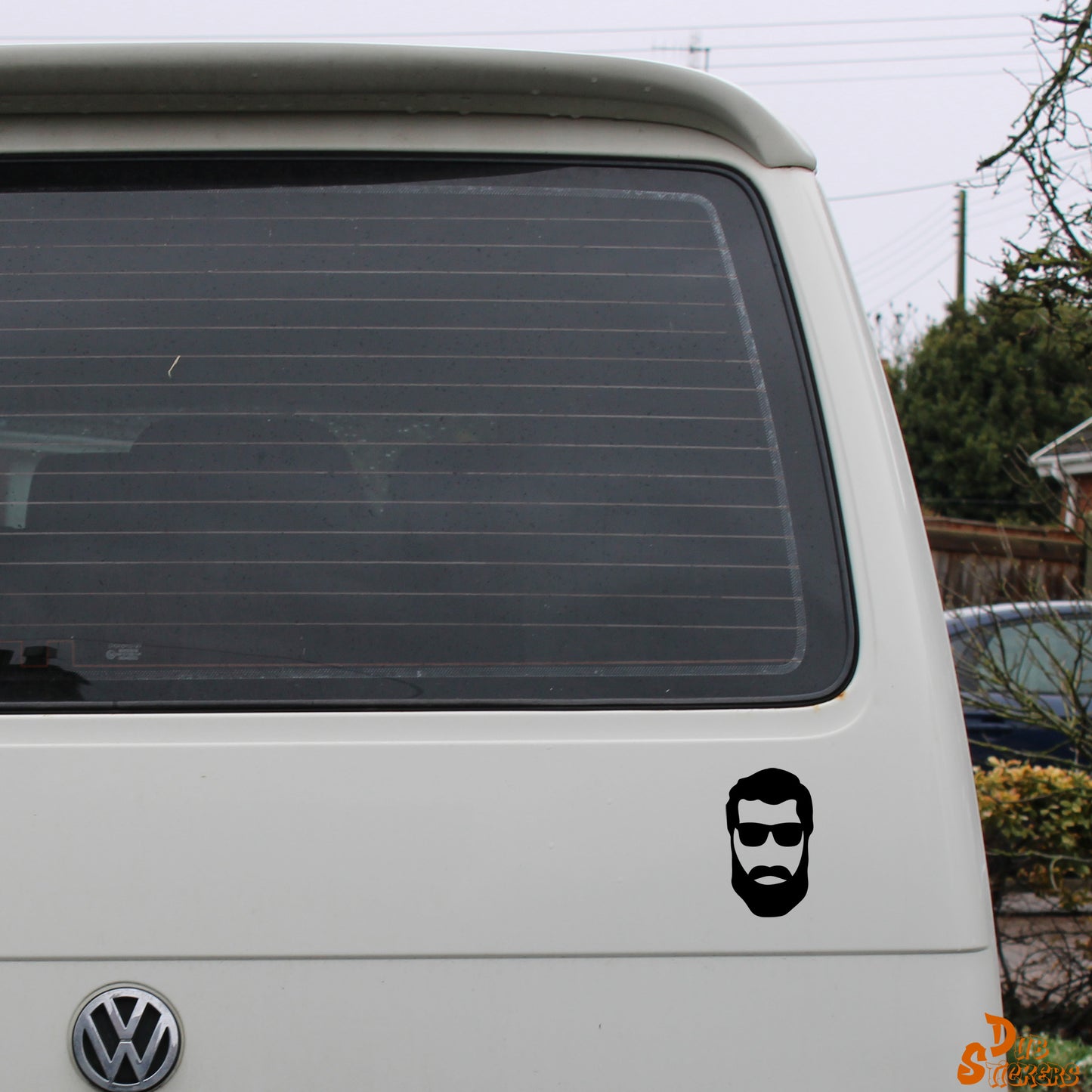 Bearded Dude Decal