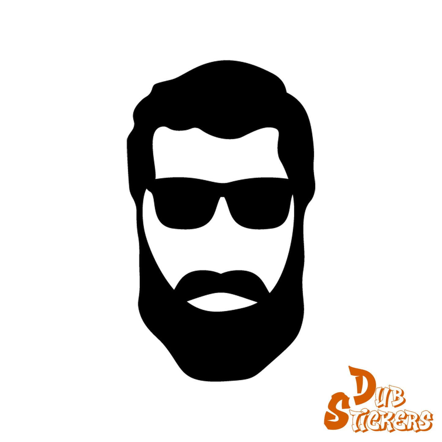 Bearded Dude Decal