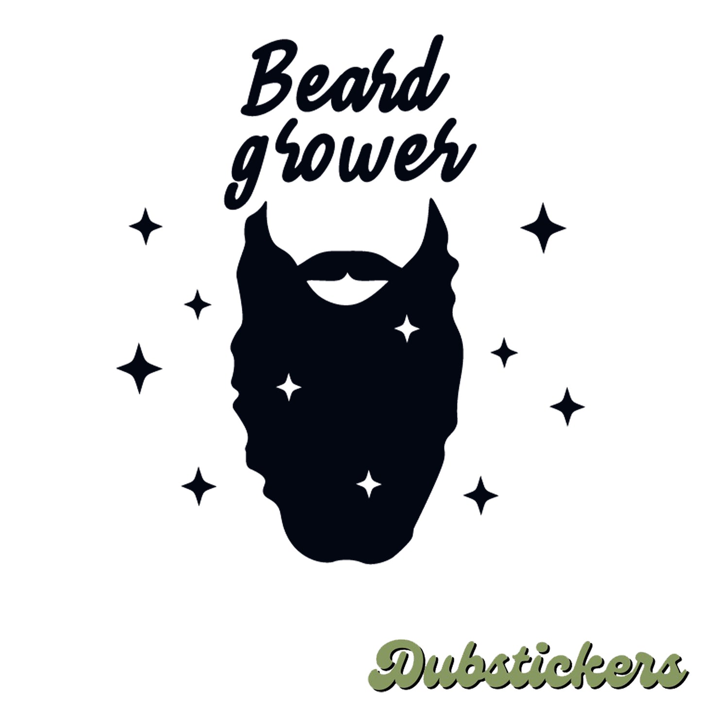 Beard Grower Decal