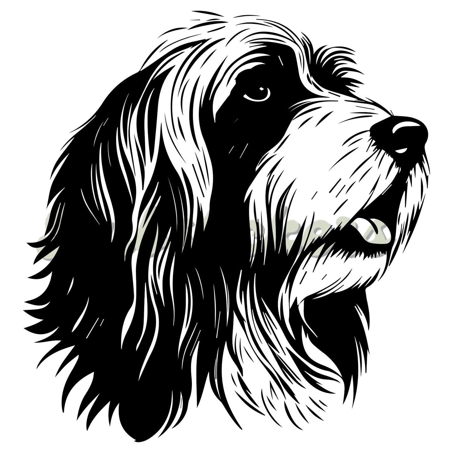 Bearded Collie Decal