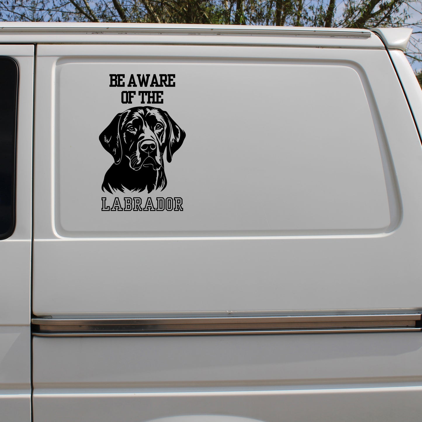 Be Aware Of Labrador Decal