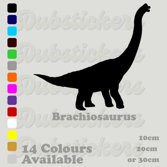 Brachiosaurus dinosaur silhouette