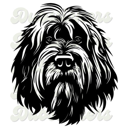 Briard Decal