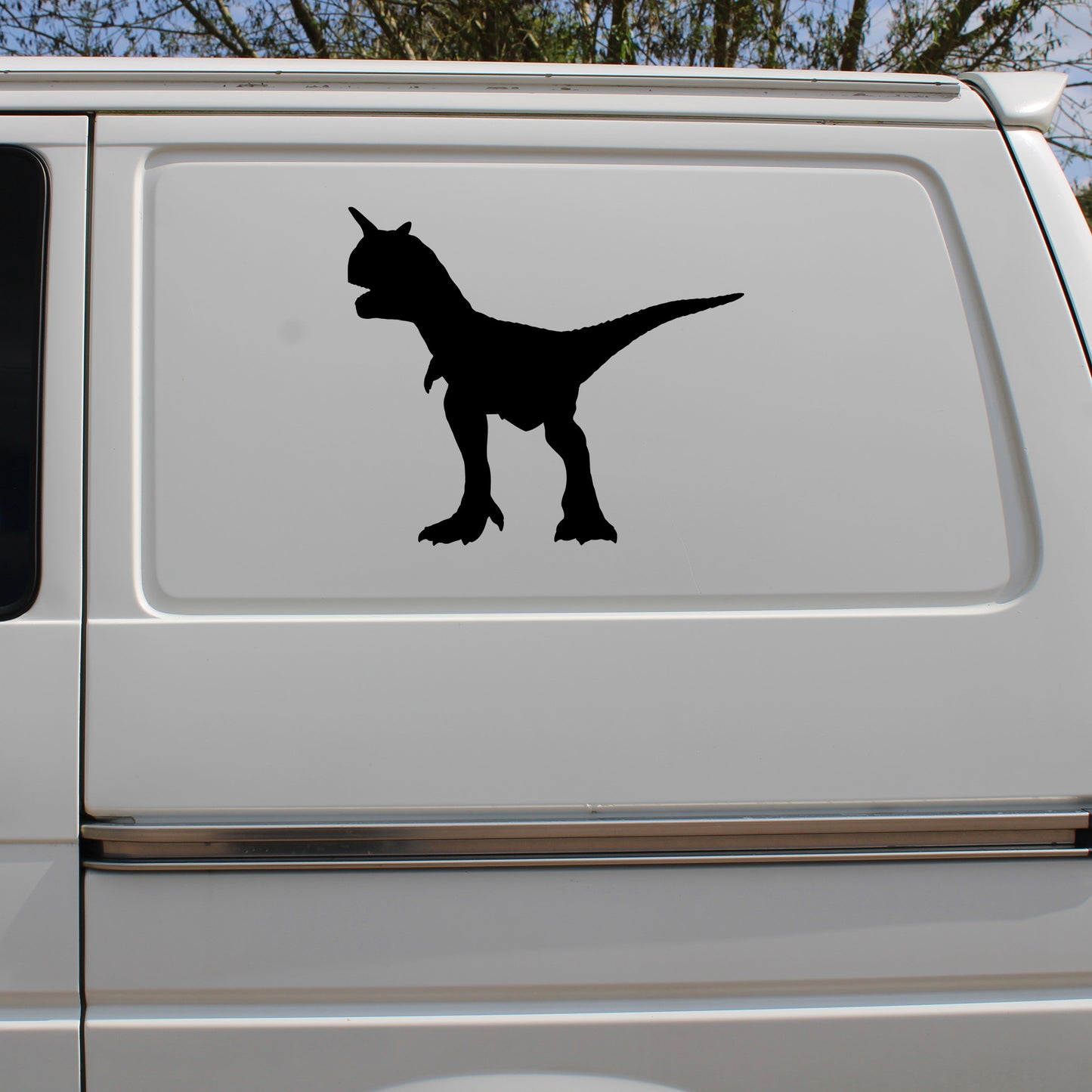 Carnotaurus Dinosaur Silhouette Decal