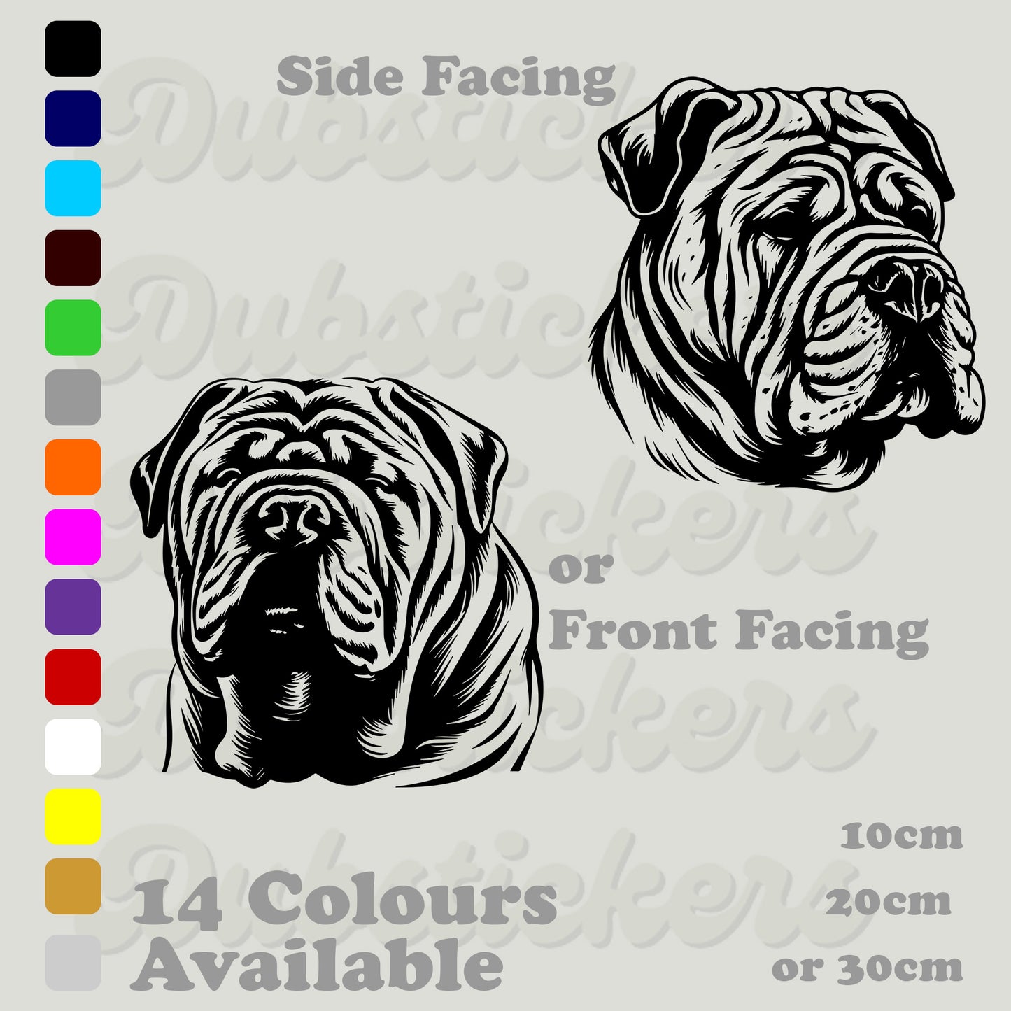 Chinese Shar Pei Decal