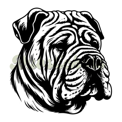 Chinese Shar Pei Decal