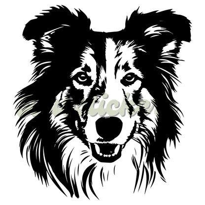 Rough Collie Decal