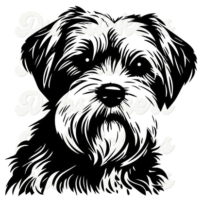 Dandie Dinmont Terrier Decal