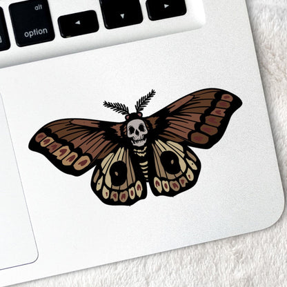 Deaths Head Hawk Moth Vinyl Sticker Magick Dark Academia Fairy Witch