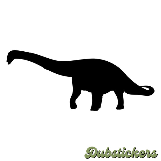 Diplodocus Dinosaur Silhouette Decal Vinyl Waterpoof Sticker Campervan Laptop Window