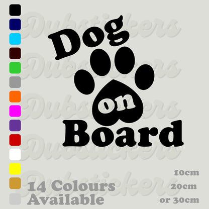 Dog On Board Decal