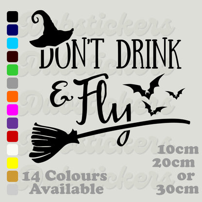 Don't Drink & Fly Decal