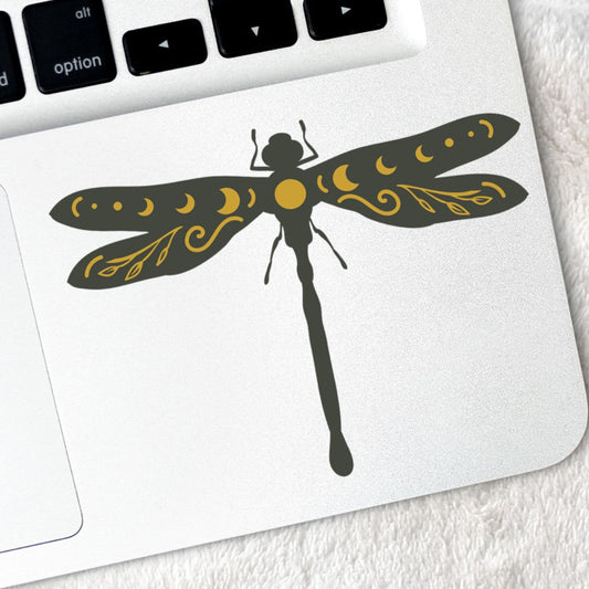 Dragonfly Vinyl Sticker Magick Dark Academia Fairy Witch