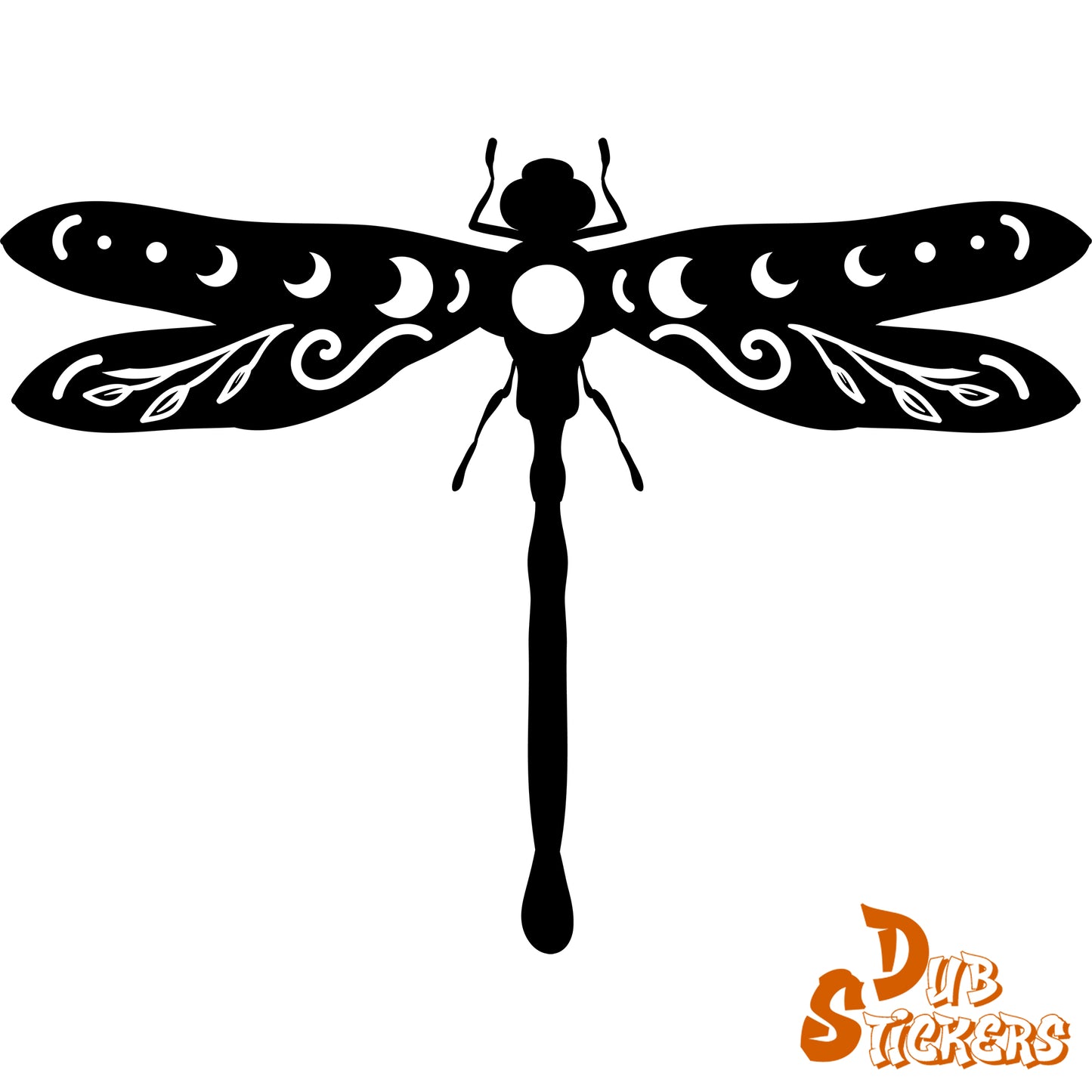 Dragonfly Decal Vinyl Waterpoof Sticker Campervan Laptop Window