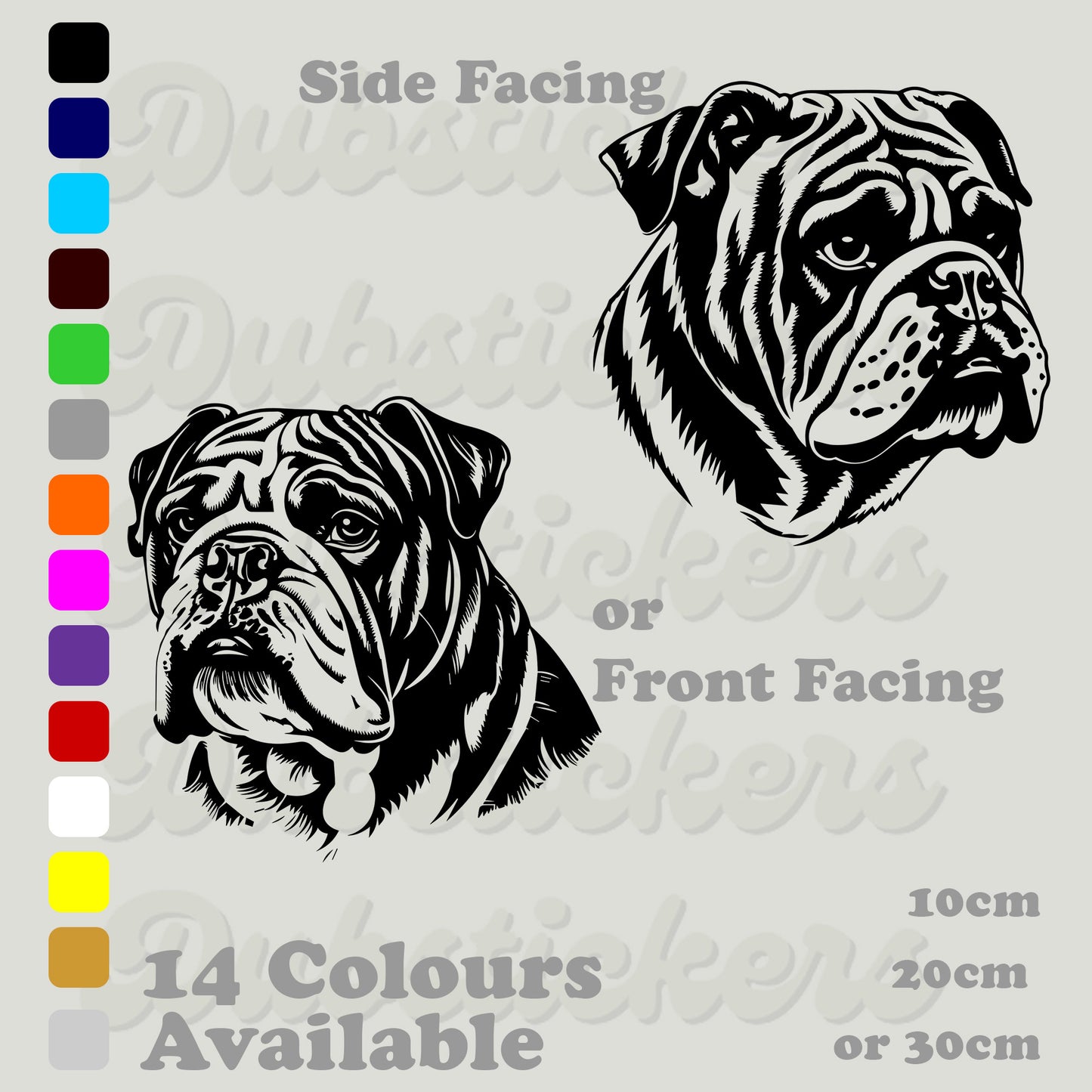 British Bulldog Decal