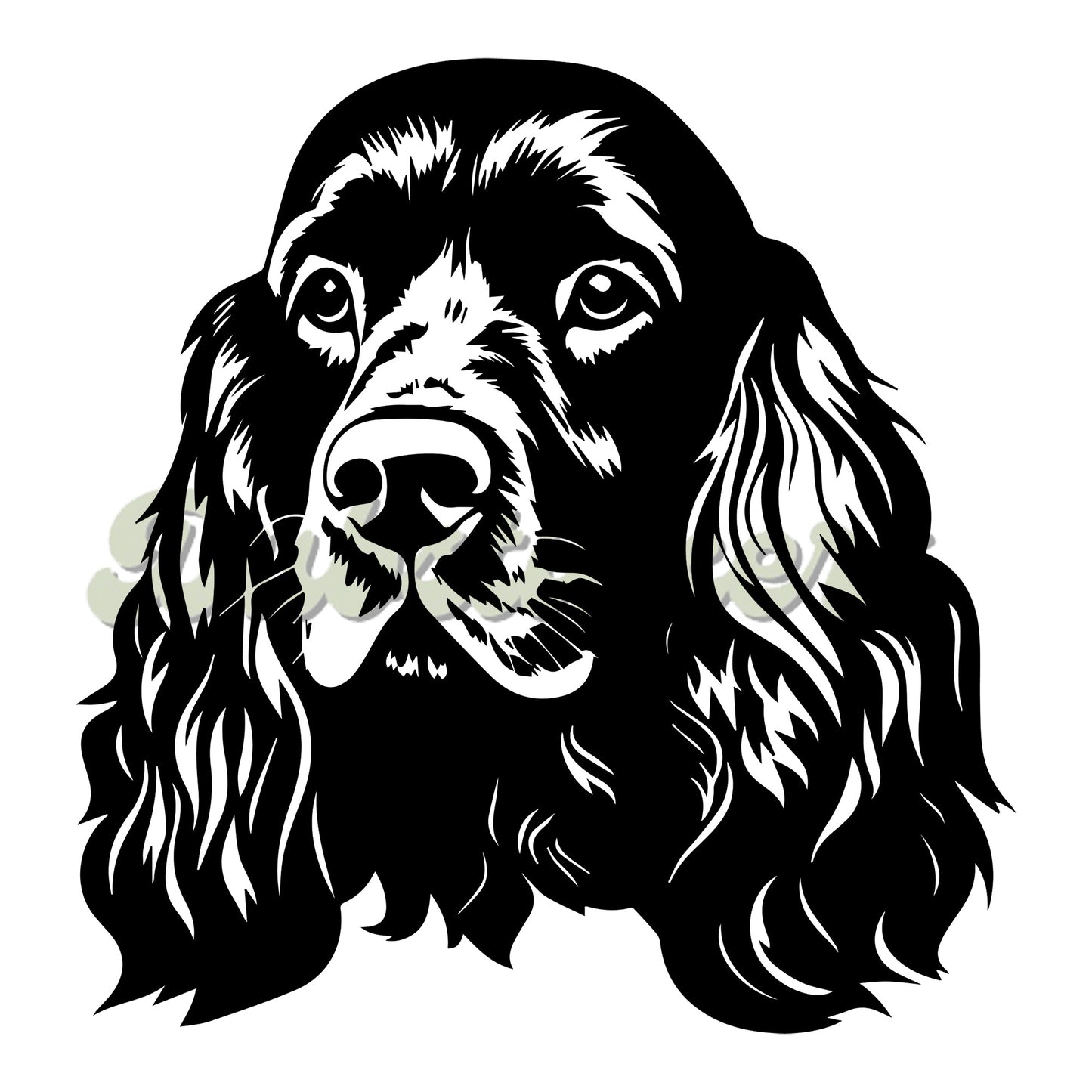 English Cocker Spaniel Decal