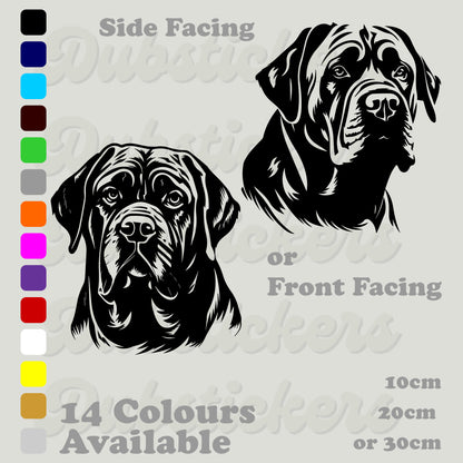 English Mastiff Decal