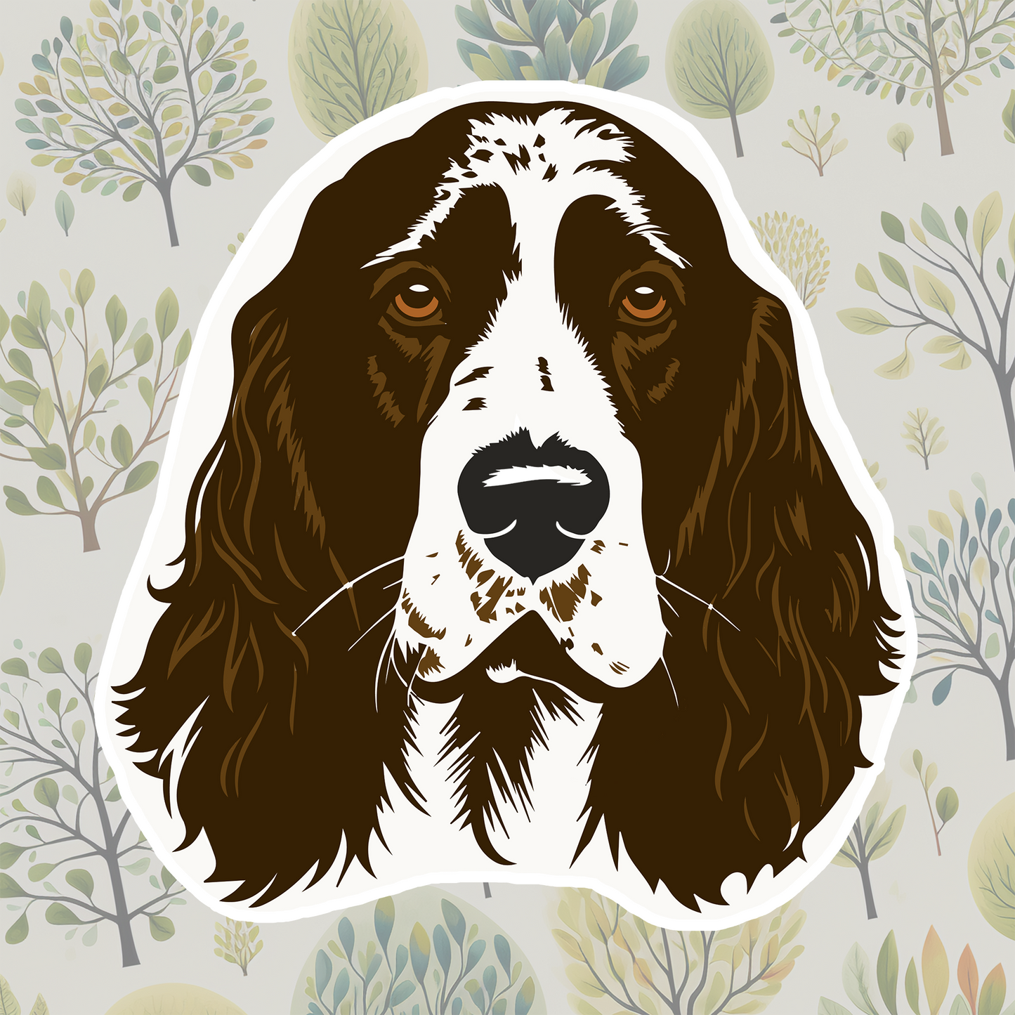 Springer Spaniel Die Cut Sticker