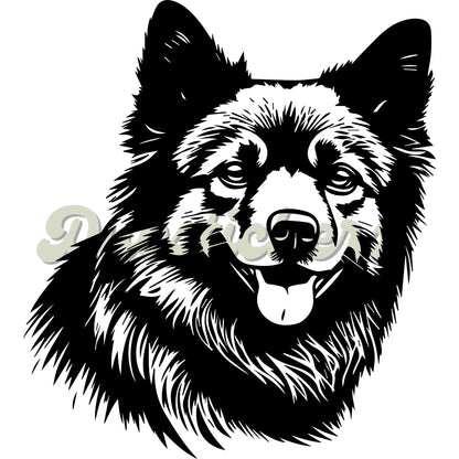 Spitz Dog Decal