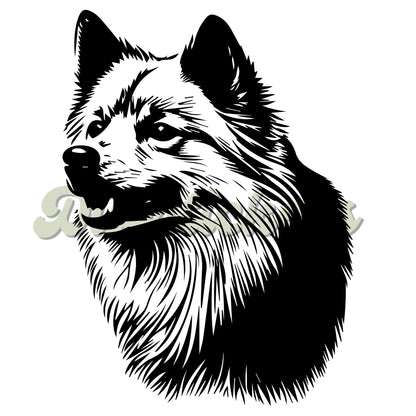 Spitz Dog Decal