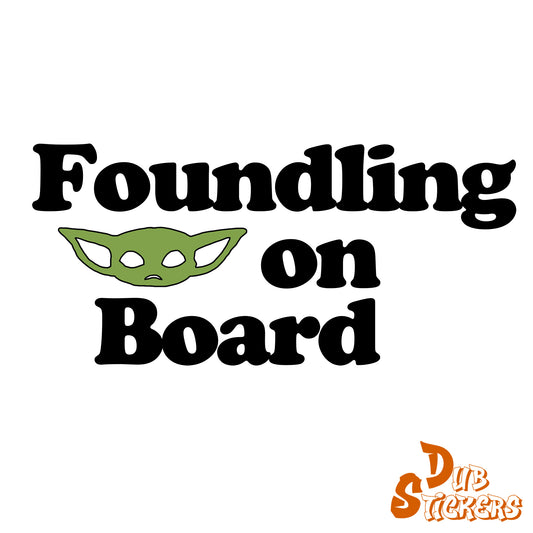 Foundling on Board Decal