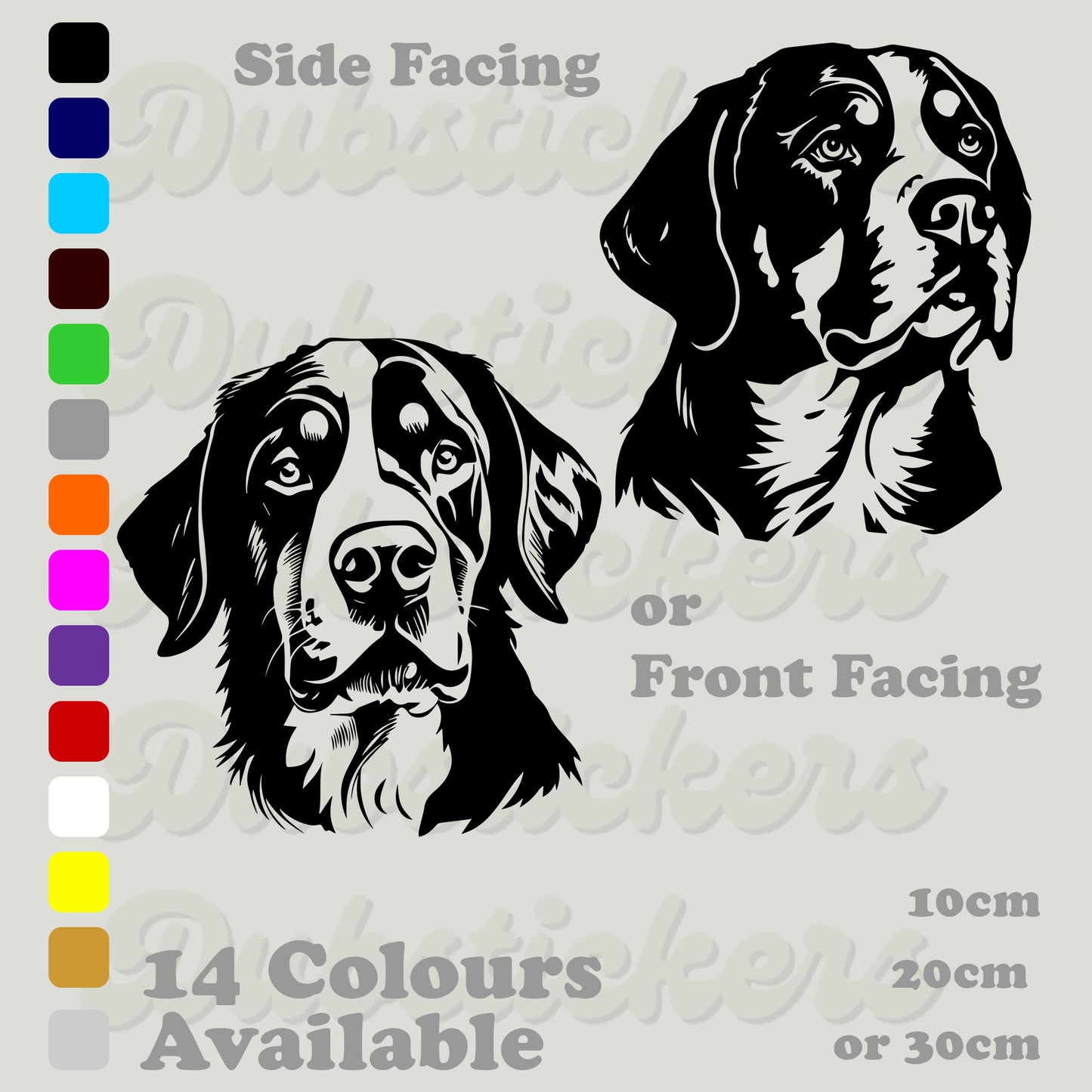 Greater Swiss Mountain Dog Decal