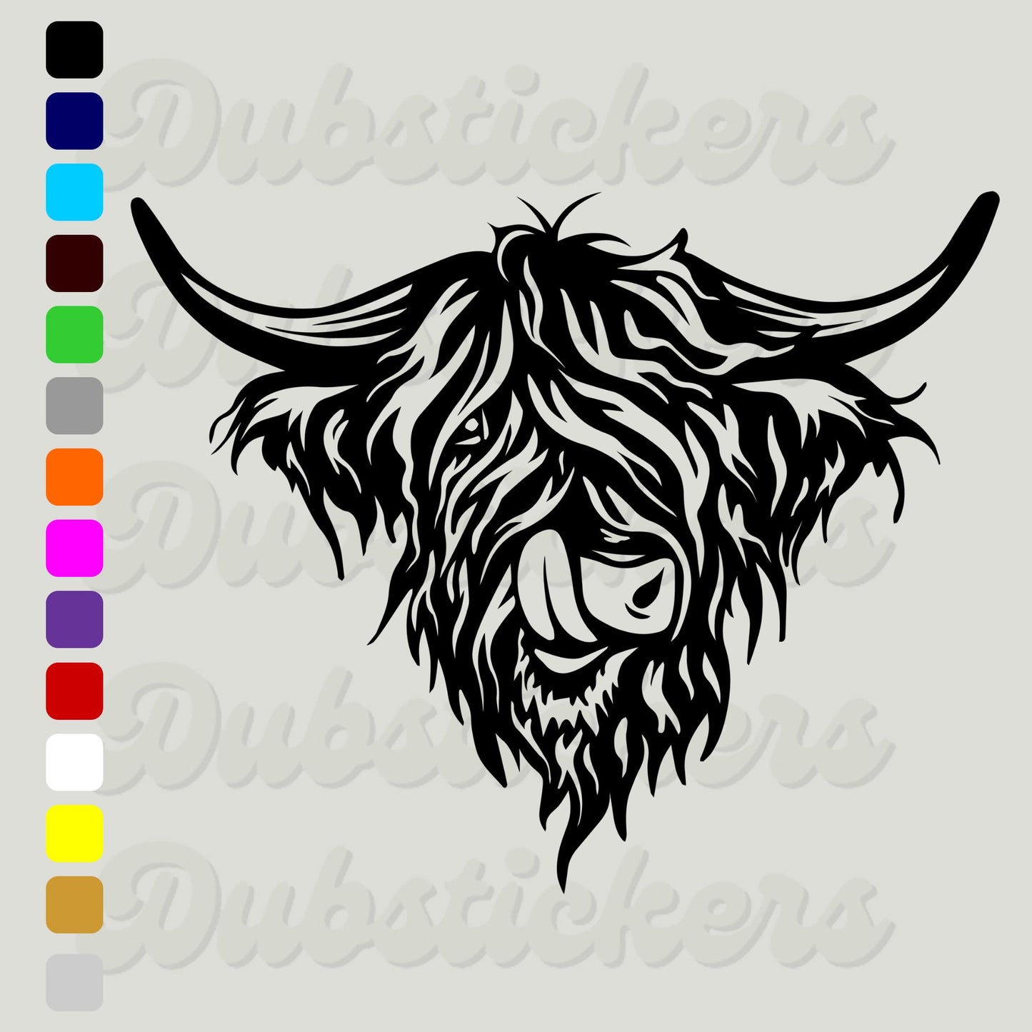 Highland Cow Decal