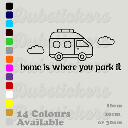 Home Is Where You Park It Decal