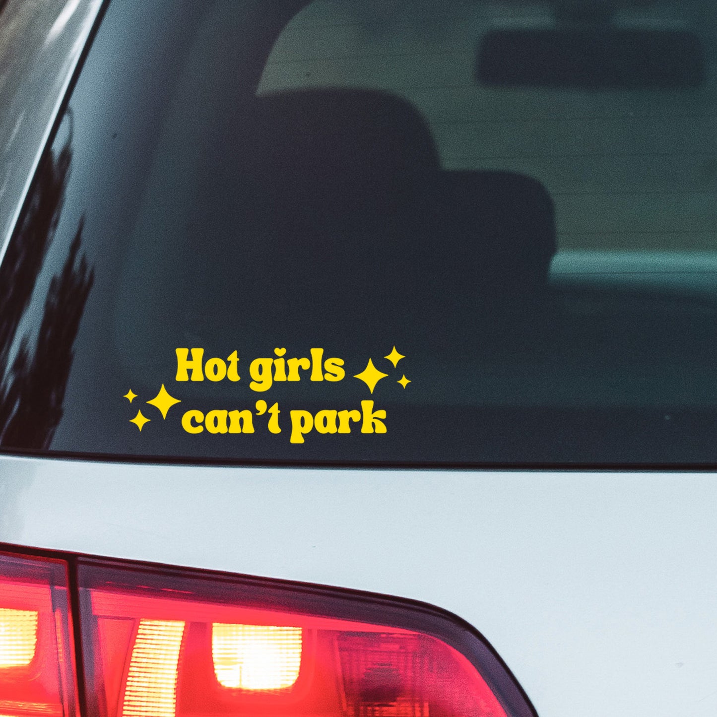 Hot Girls Can't Park Decal