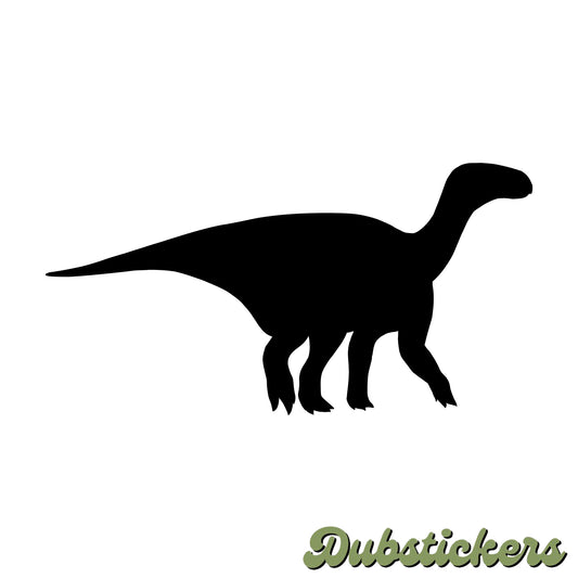 Iguanodon Dinosaur Silhouette Decal Vinyl Waterpoof Sticker Campervan Laptop Window