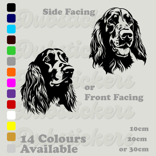 Irish Setter Dog Head Decal