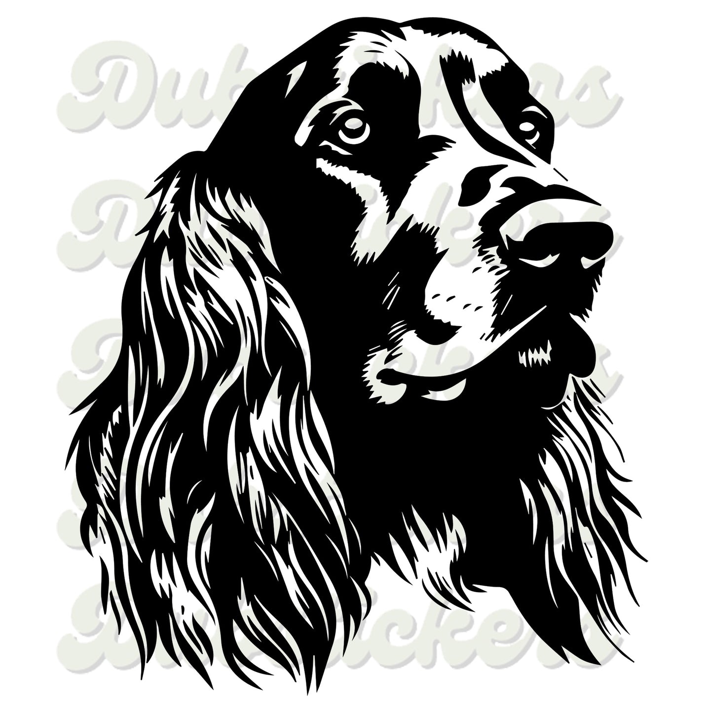 Irish Setter Dog Head Decal